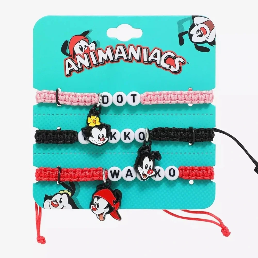 Animaniacs Cord Bracelets set of 3 NWT